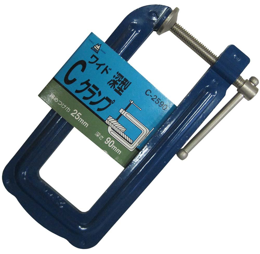 Pince en C large et profonde Eiger Tool C-2590 outil de serrage menuiserie et soudure