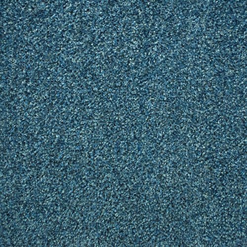 247Floors Flecked Twist Pile Carpet Roll, Hardwearing Felt Backing (4.5m x 4m, Dark Blue)