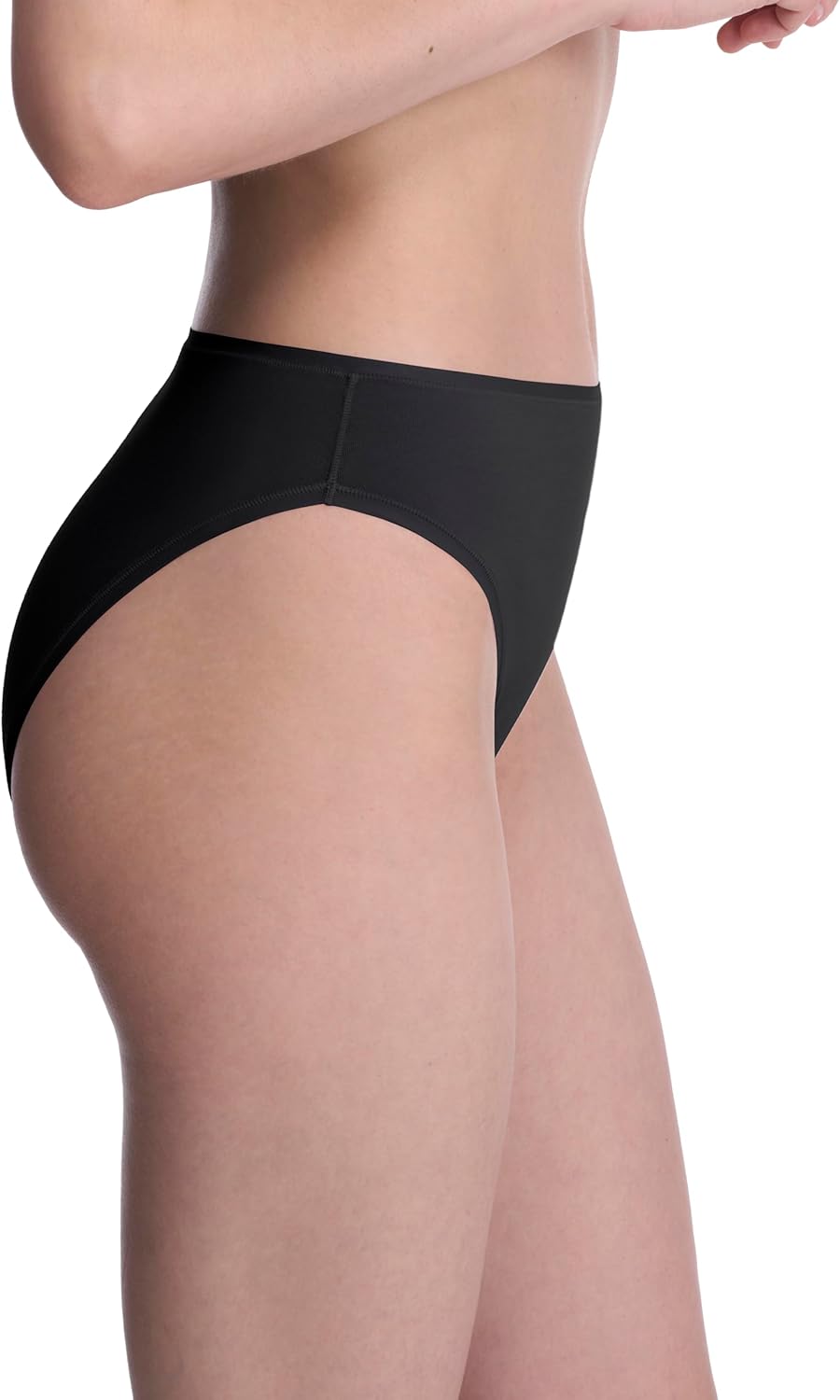 Natori womens Bliss Bare Cotton High Cut Brief - Image 2