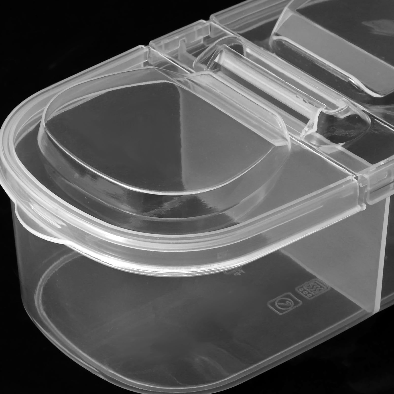 TOYANDONA 12-teiliges Vorratsdosen-Set: Doppelfach-Kühlschrankbox zur Aufbewahrung von Lebensmitteln – 600 ml Frischhaltebehälter für Obst und Gemüse, ideal für die Zubereitung von Mahlzeiten und