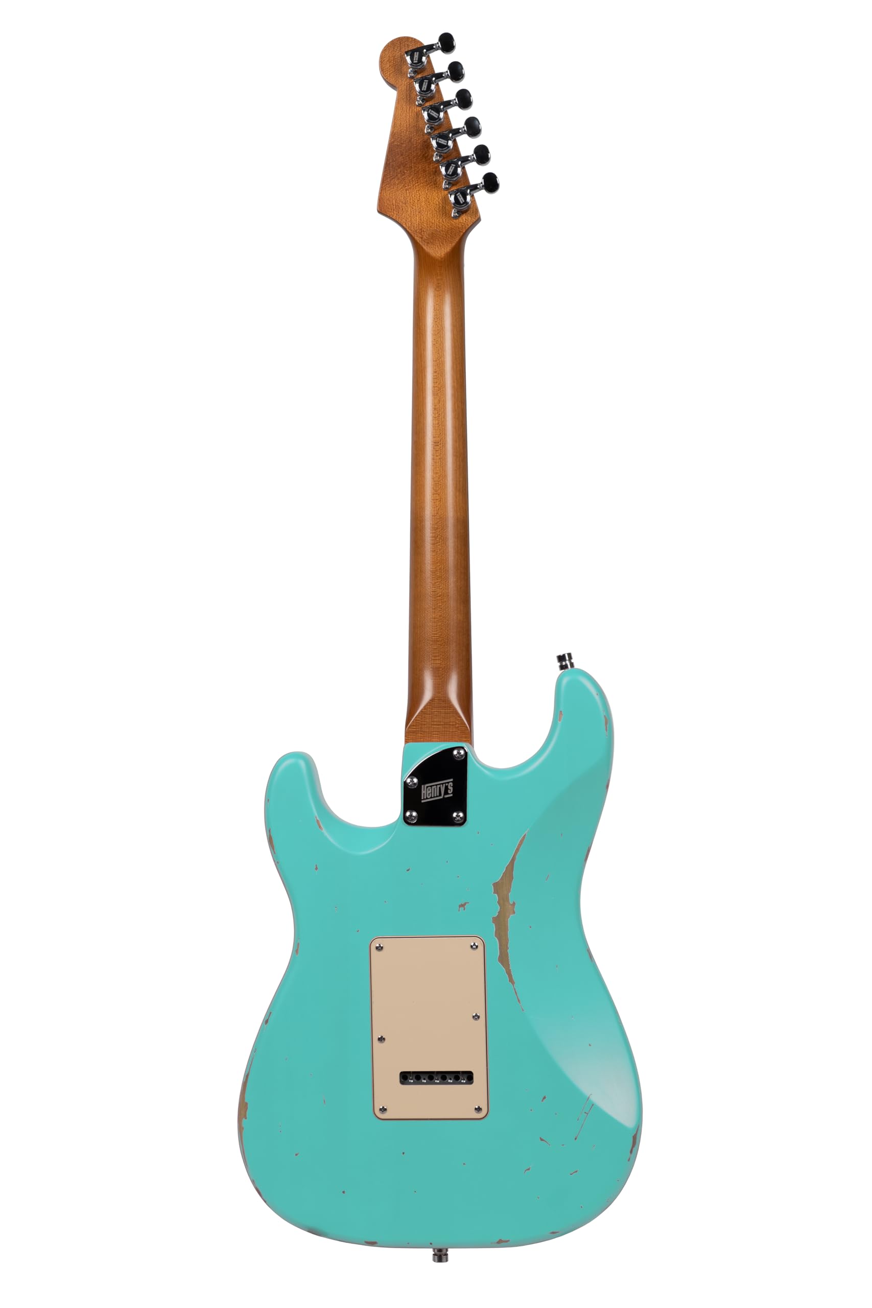 Hemry's - Chitarra elettrica extra leggera, Snake II Relic ST-1N Naja Surf Green Relic