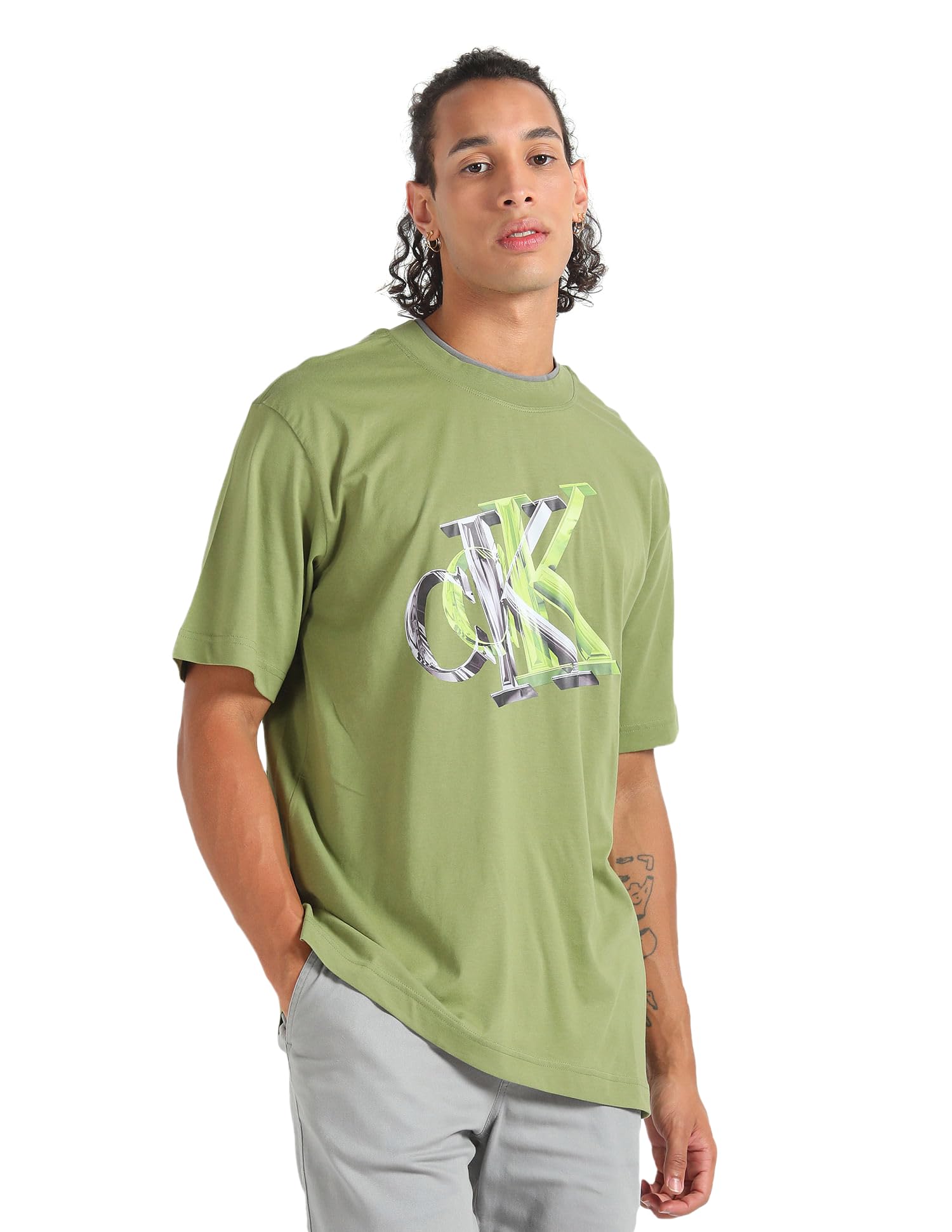 Men's 3D META MONOGRAM TEE L9N S/S T-Shirt