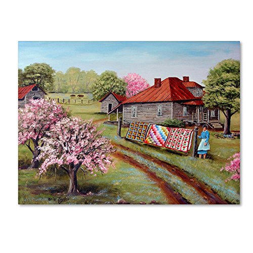 Trademark Fine Art Grandmas Quilts Wall Décor