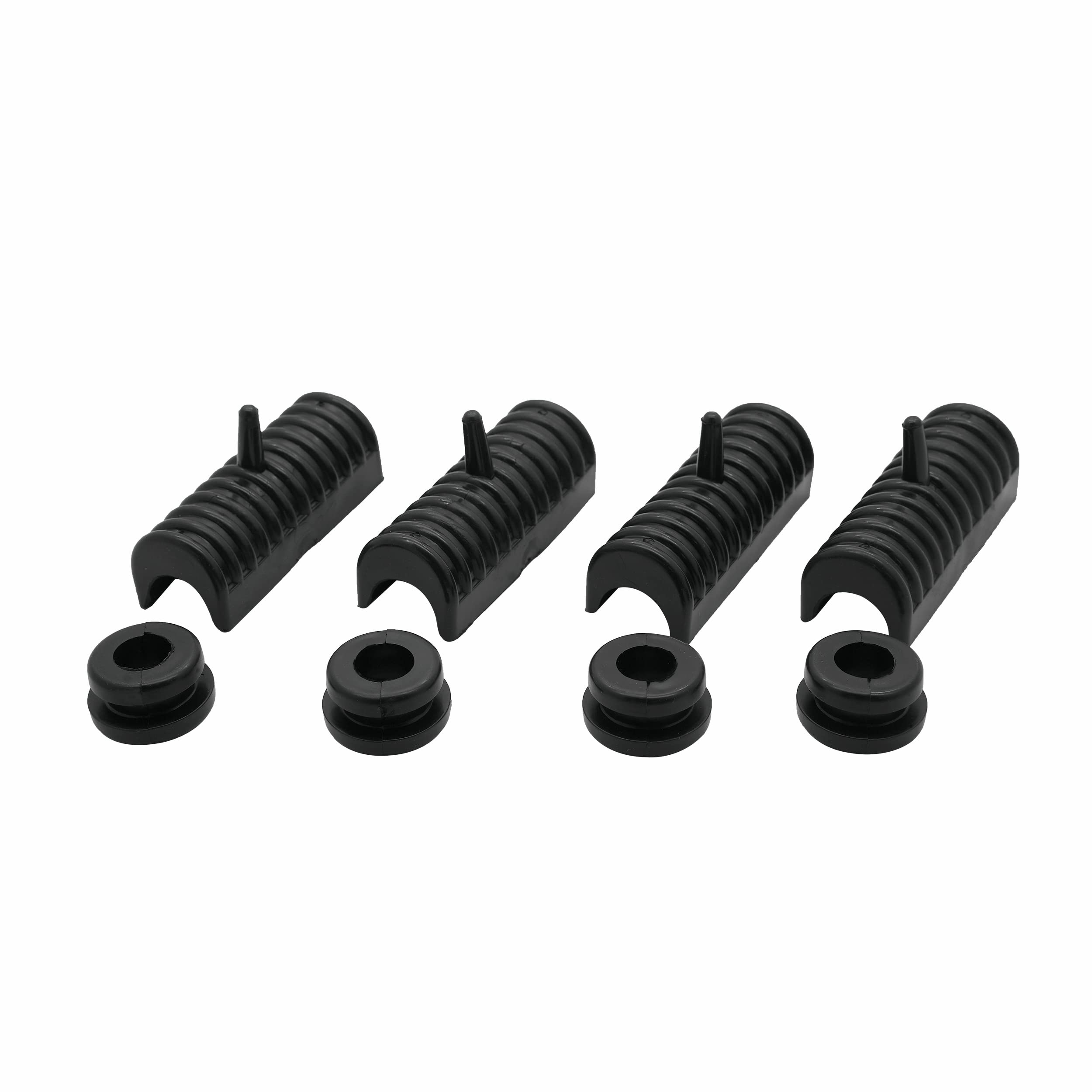 Hard Saddlebag Rubber Grommets Support Cushions Fits For Harley Touring Street Glide Road King Glide Electra (1996-2013)