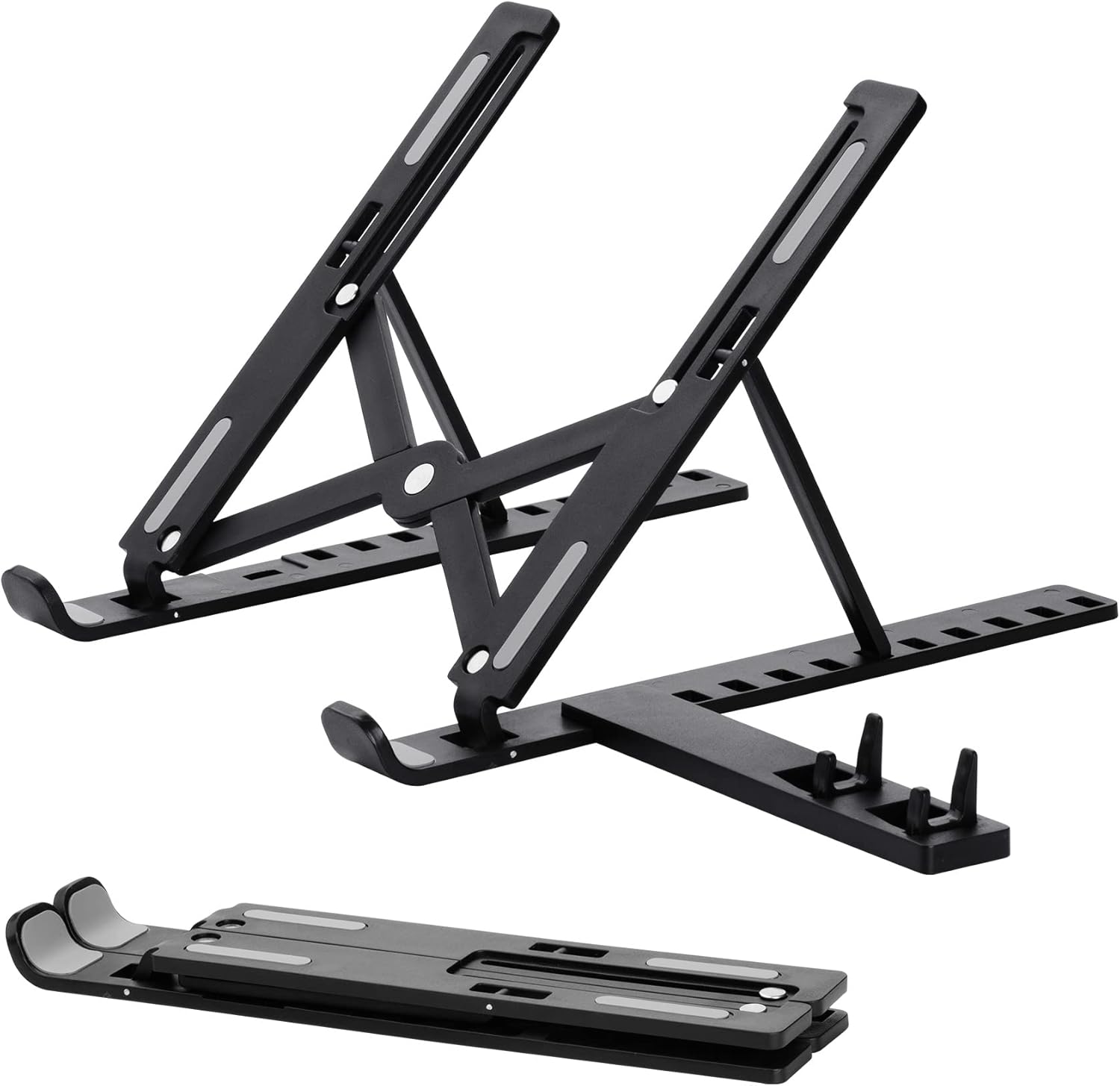 kwmobile Stand for Laptop and Tablet - Plastic Stand Holder Riser ...