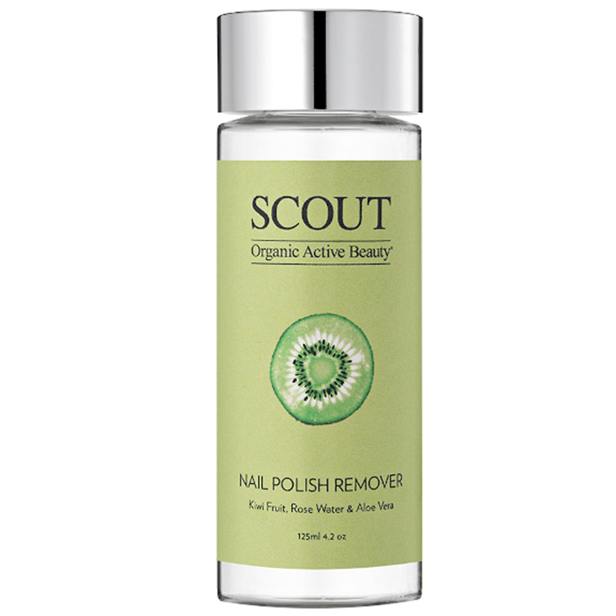 SCOUT Australia Nail Polish Remover with Kiwi Fruit, Rose Water & Aloe Vera