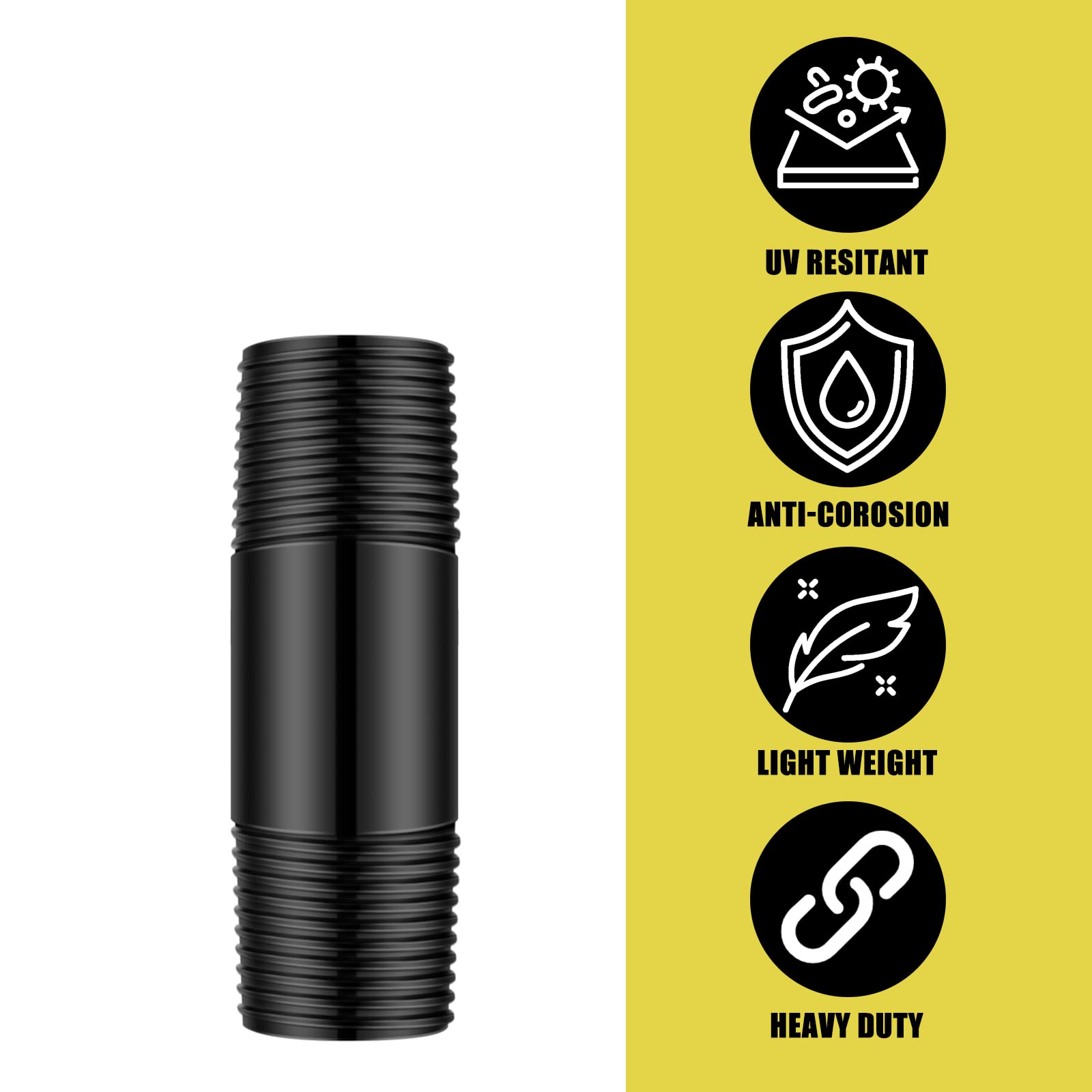 Snapklik.com : Yaomiao 5 Pcs Sprinkler Head Pipe Riser Extension 1/2 ...