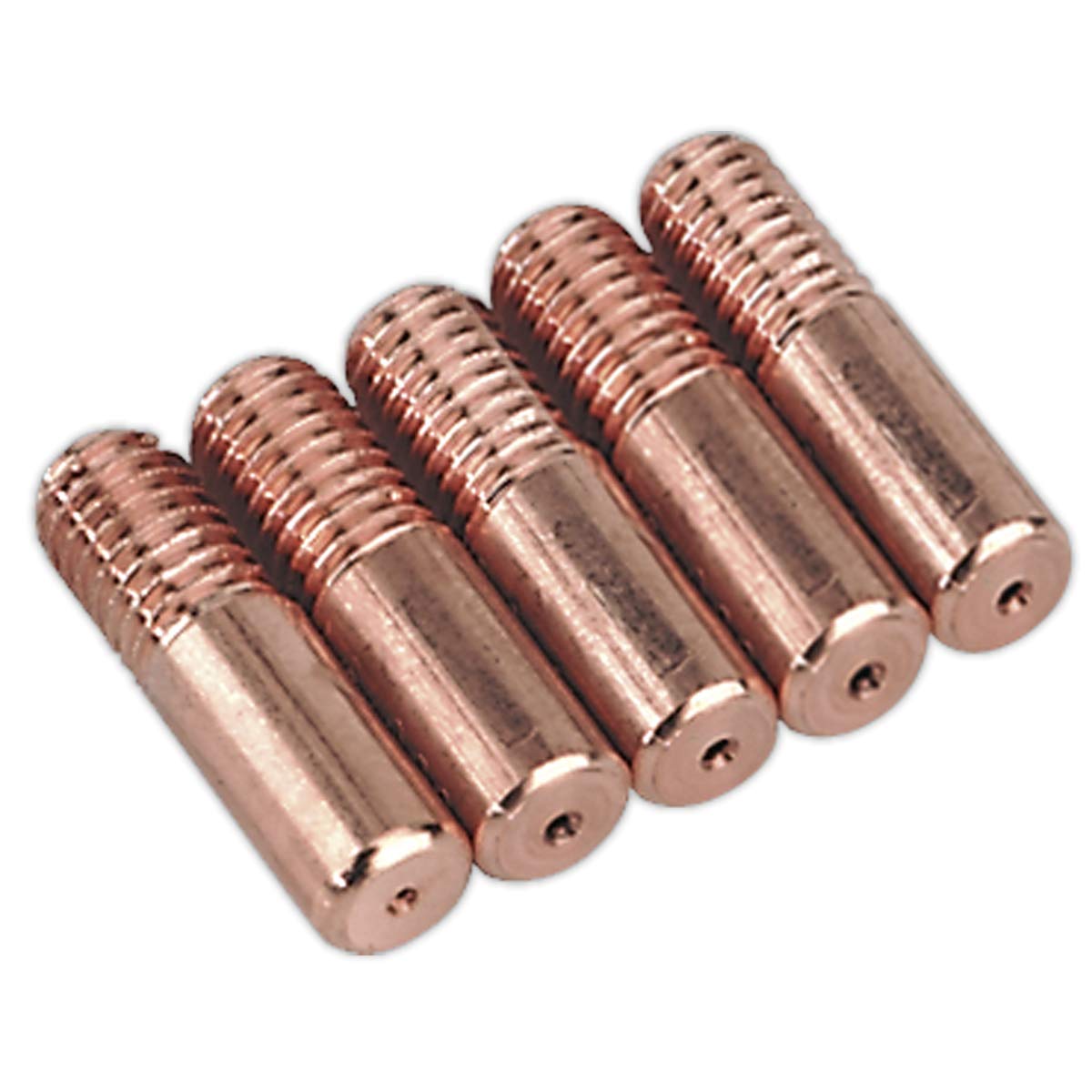 Sealey MIG951 Contact Tip for TB14 Torches, 0.6mm, Brown, Pack of 5