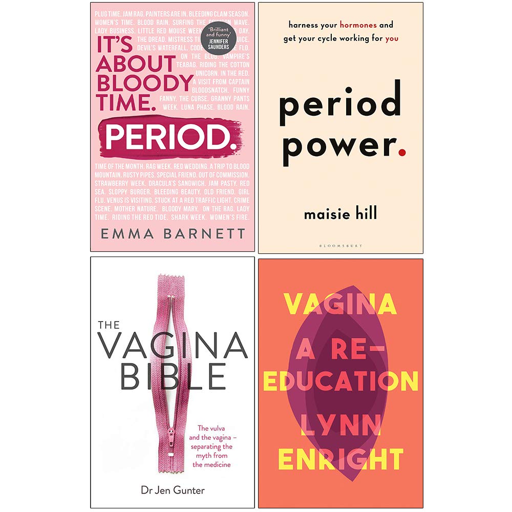Period [Hardcover], Period Power, The Vagina Bible, Vagina 4 Books Collection Set