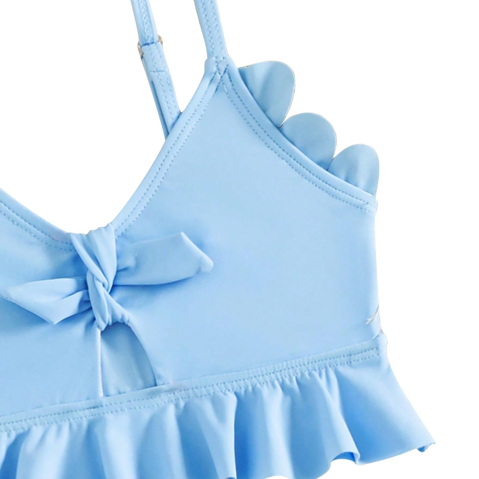 Bañador de dos piezas para niña y niña, bikini de 2 piezas