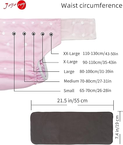 Miniatura 5 de Ropa interior a prueba de fugas para mujeres, pañales de tela para adultos, pañales de tela para adultos, productos de incontinencia, insertos de