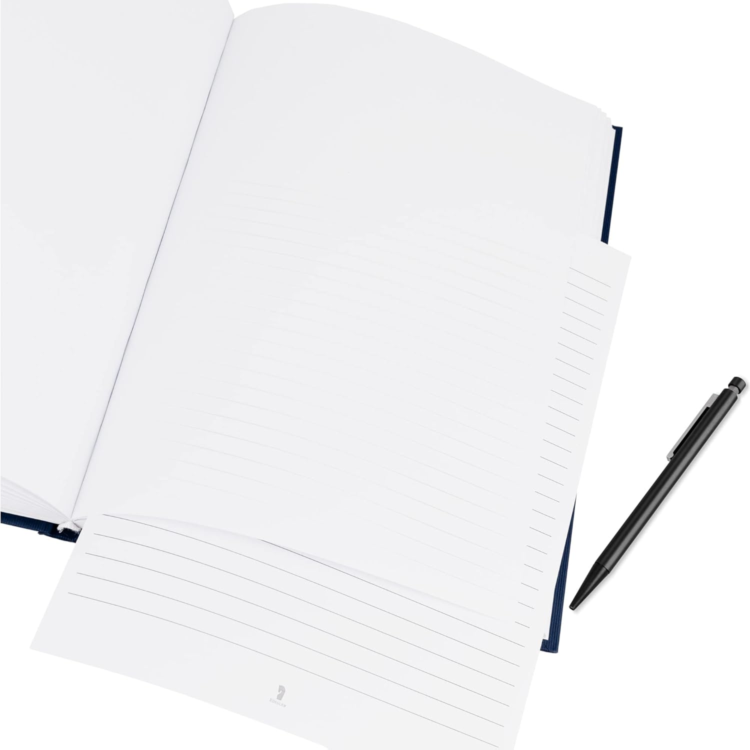 Rössler Soho A4 Perfect Bound Plain Notebook with 192 Pages - Navy Blue