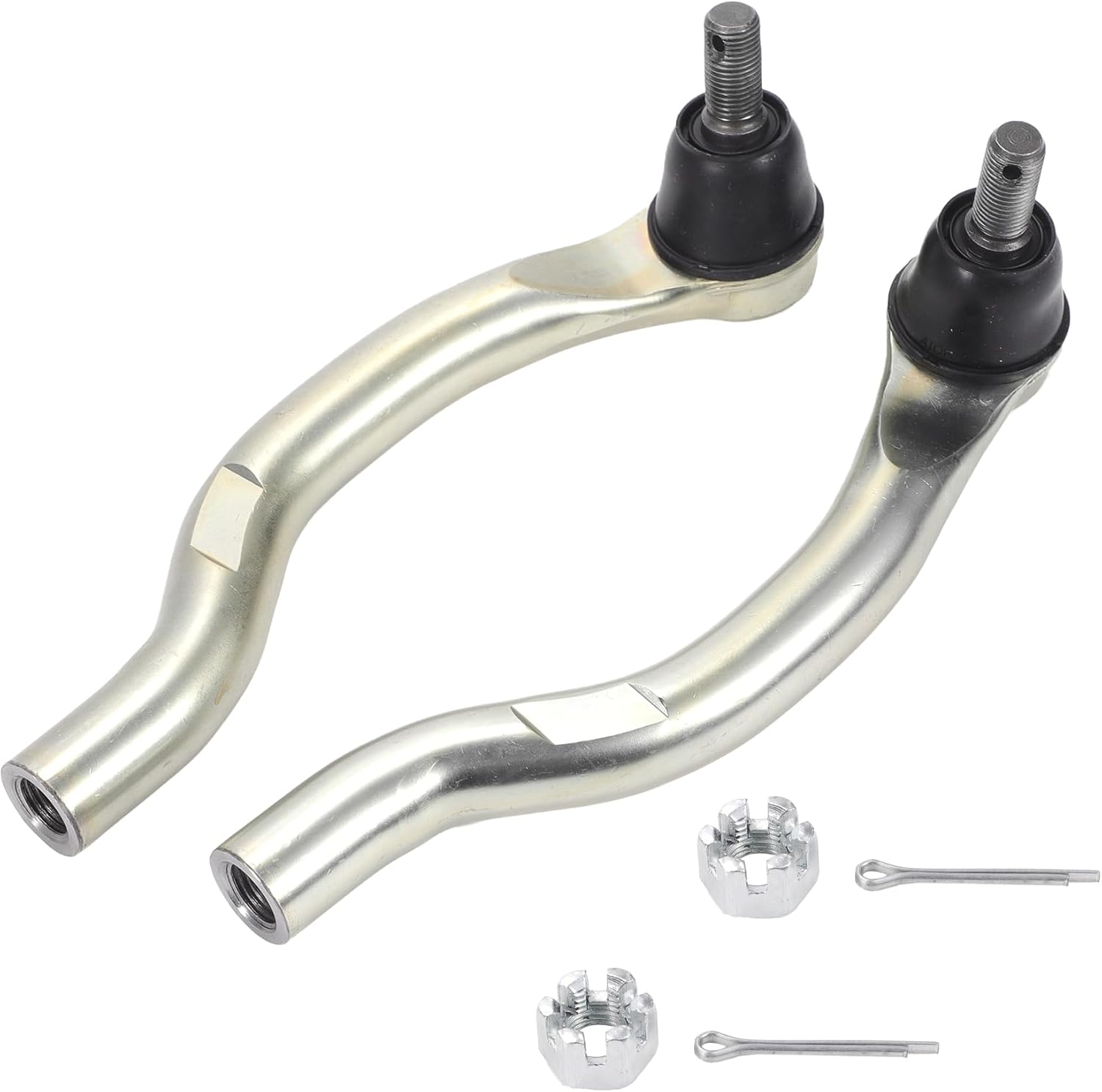X AUTOHAUX 2pcs Front Outer Tie Rod Ends Kit Suspension Steering Tie Rod End for Honda Accord for Acura TSX 09-14 No.ES800459/ES800460/53540TA0A01/53560TA0A01