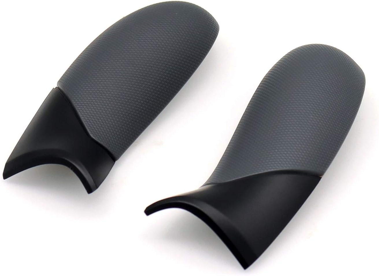 New Replacement Custom Rubberized Rear Grips Right Left Side Rails Handles Grips Back Panels for Xbox One Elite Wireless Controller (Black)