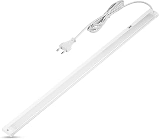 REV Unterbauleuchte Küche LED - Schrankbeleuchtung 60cm, 8W, 680 Lumen, 3000K, Küchenbeleuchtung flach mit Sensor, einfache Montage, weiß