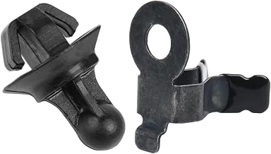 Fuel Door Gas Cap Spring & Fuel Filler Pin Clamp Compatible with Toyota Tacoma 2000-2022 Toyota Tundra 2003-2006 77367-35010 77366-35030