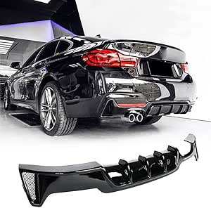 Amazon.com: Rear Bumper Diffuser Fits for BMW F32 F33 F36 435i 440i M ...