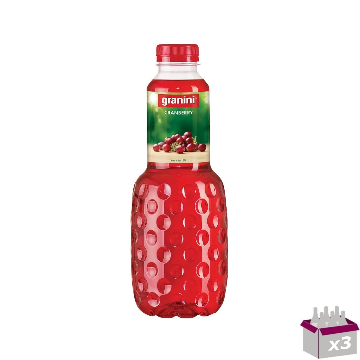 Granini – Cranberry – 3x1L