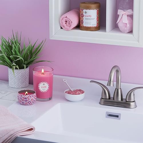 Vista 48 de Root Candles Seeking Balance - Velas de aromaterapia con mecha de madera, 12 onzas, energiza: eucalipto de romero Energizar: eucalipto de romero