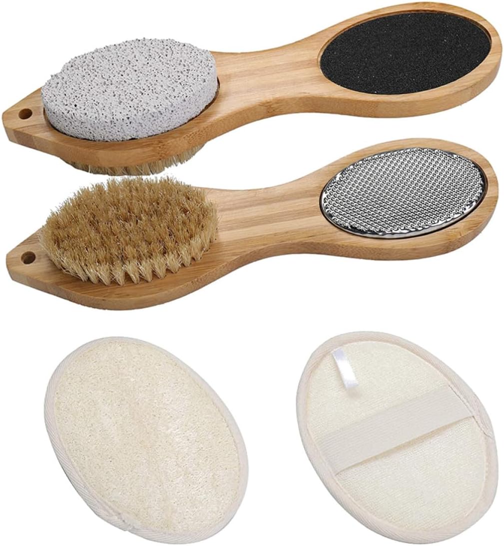 Four in One Foot Care Tool Pumice Stone File for Callus | Large Grinding Surface, Dead Skin Build-up Removal, Suitable for Home Use and Professional Store Settings