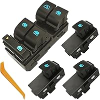 Vista 9 de Botón de control del interruptor de la ventana del pasajero compatible con Chevy Silverado 1500/2500 HD/3500 HD/Suburban/GMC Sierra/Yukon/Buick