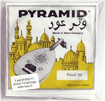Oud Strings 11-string Set, Model 652/11, Low C, Nylon, ARABIC Super-Aoud, Brass Wound
