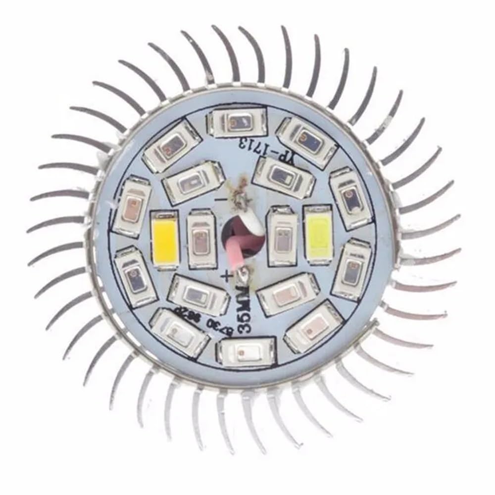 HongHeFu, Paquete de 10, luz LED de cultivo de espectro completo CA 85 V-265 V 3 W/5 W E27, bombilla LED de cultivo for plantas y flores hidropónicas de interior(E27 3W)