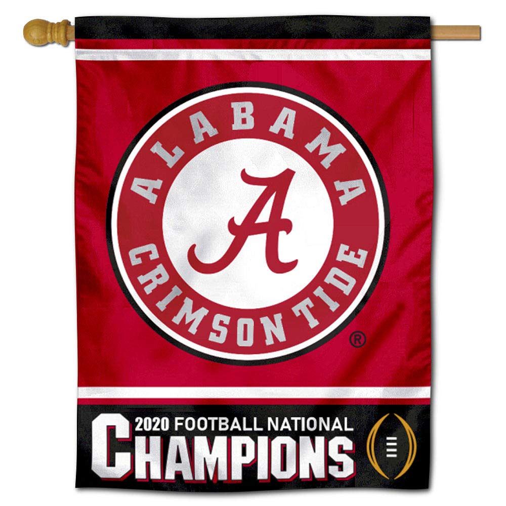 Alabama Crimson Tide College Football National Champions House Flag Banner