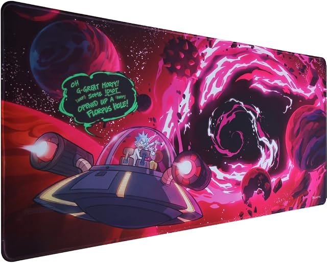 Xcosmic Gaming Mouse Pad, 900 x 400 mm Large Mouse Mat, Anime Mouse Pad, XXL Mouse Mat, Office Desk Mat Large Size, Personalized Design Extended Laptop Desk Pad for Gaming Office Home(UK14 x neonrik)