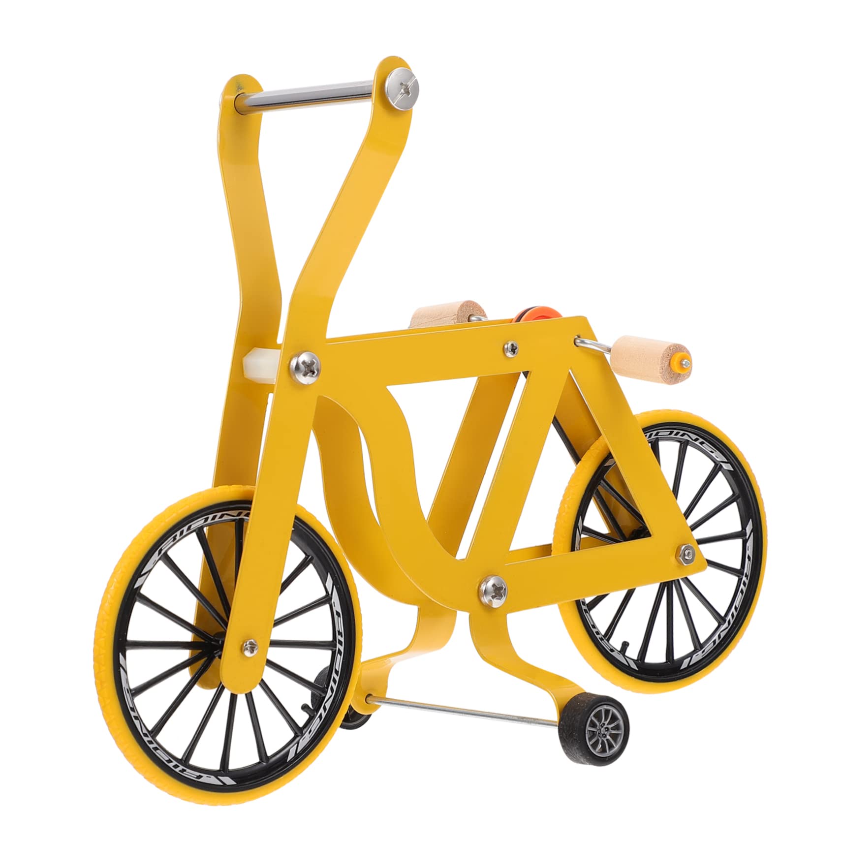 Hohopeti Pappagallo Bicicletta Parrot Puzzle Pappagallo Pattini a rotelle Piccolo Bagno per uccelli Parrot Bike Uccelli Formazione Uccelli Distributore di acqua Uccelli Forniture per addestramento Ucc