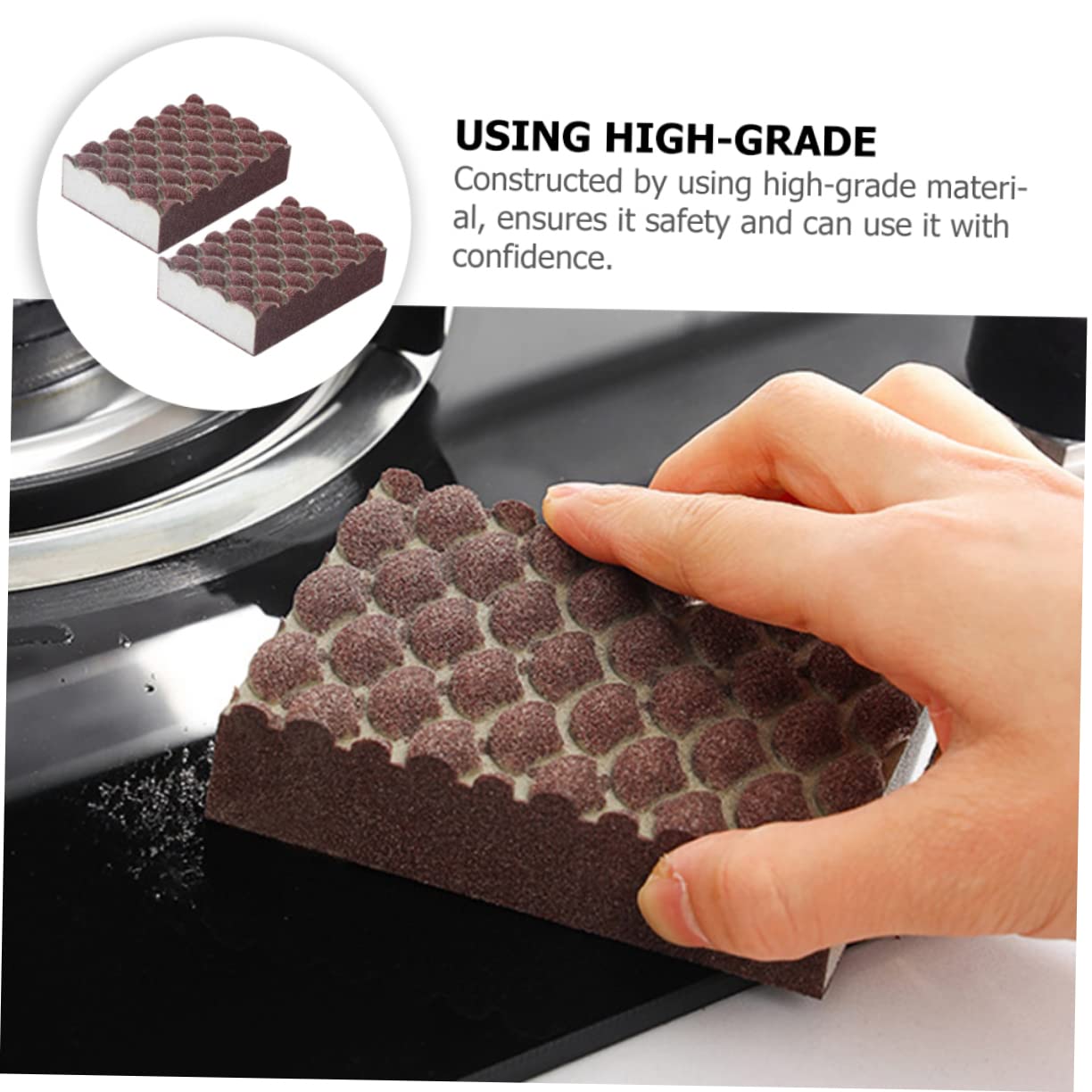 FRCOLOR 10pezzi Spugne Multi-funzione Per Lavaggio Spugne Scrub Per Cucina Facili Da Usare Per Piatto Pentole e Rimozione Per Pulizie Quotidiane e Utensili Da Cucina