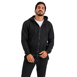 Moletom Unissex com Zíper e Capuz Flanelado