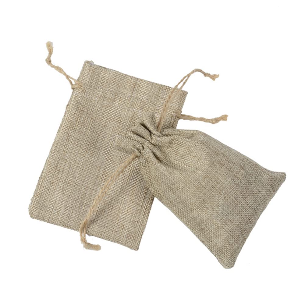 Jutesäckchen Natur Jute Säckchen Jutebeutel Geschenksäckchen Geschenk Taschen Leinen Säckchen Stoffsäckchen für Adventskalender Schmuck Gastgeschenke Hochzeit DIY Handwerk 30 Stück 20x25cm