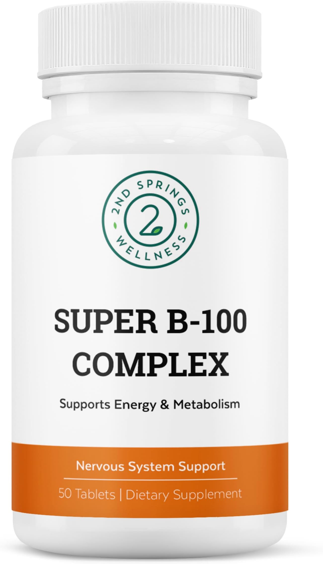 Super B Complex Vitamins (100Count) All B Vitamin High Potency Capsules Increase