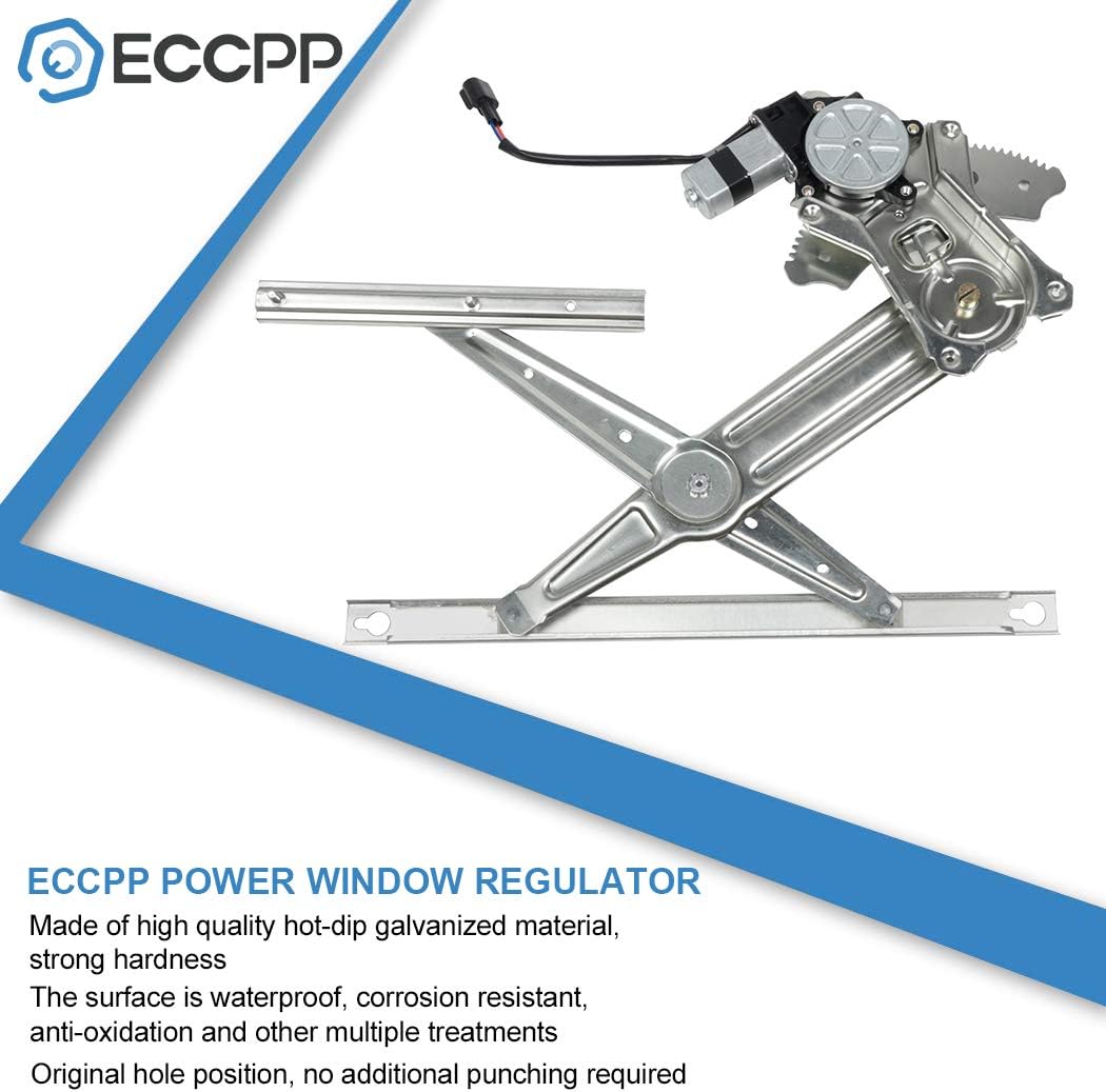 ECCPP Rear Right Passenger Side Power Window Regulator with Motor Assembly Replacement fit 2002-2008 for Dodge for Ram 1500 2003-2009 for Dodge for Ram 2500 3500 55276102AC