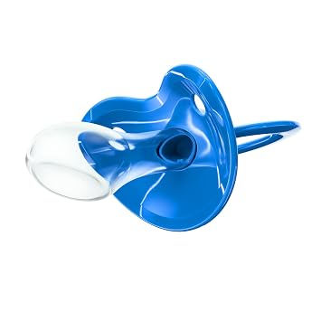 Pacifier Addict - Fixx - JUMBO Functional Adult XXL Silicone Pacifier - Size 10 Cobalt Blue