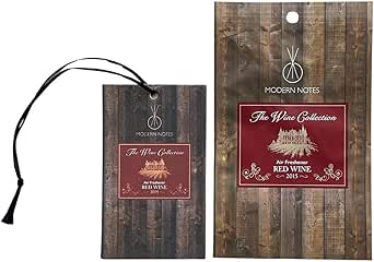 Amazon.co.jp: MODERN NOTES(モダンノーツ) ワインコレクション エアーフレッシュナー (1枚入) 2015 RED ...