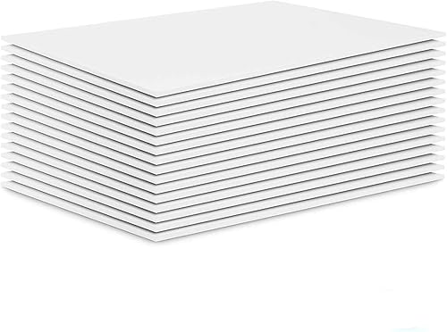 Acrux7 Paquete de 20 tableros de espuma de 11 x 14 pulgadas, tableros para hornear con núcleo de espuma de 18 pulgadas de grosor, tableros de