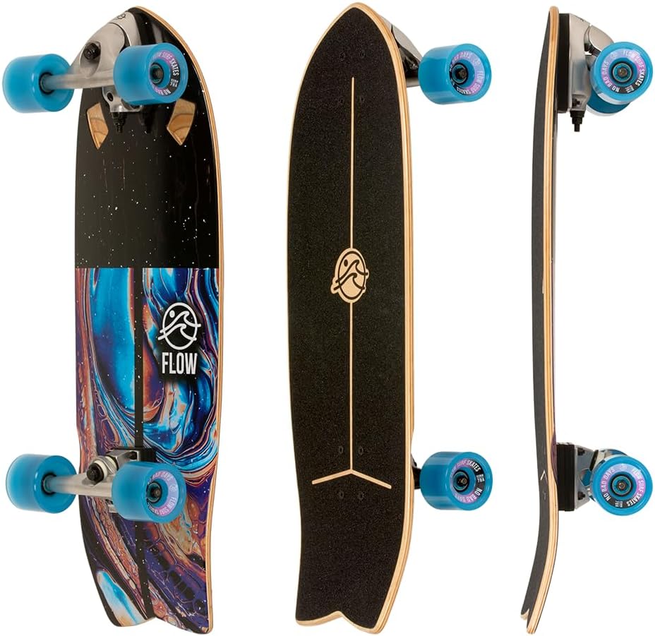 FLOW Surf Skates Surf Skateboard with Carving Truck