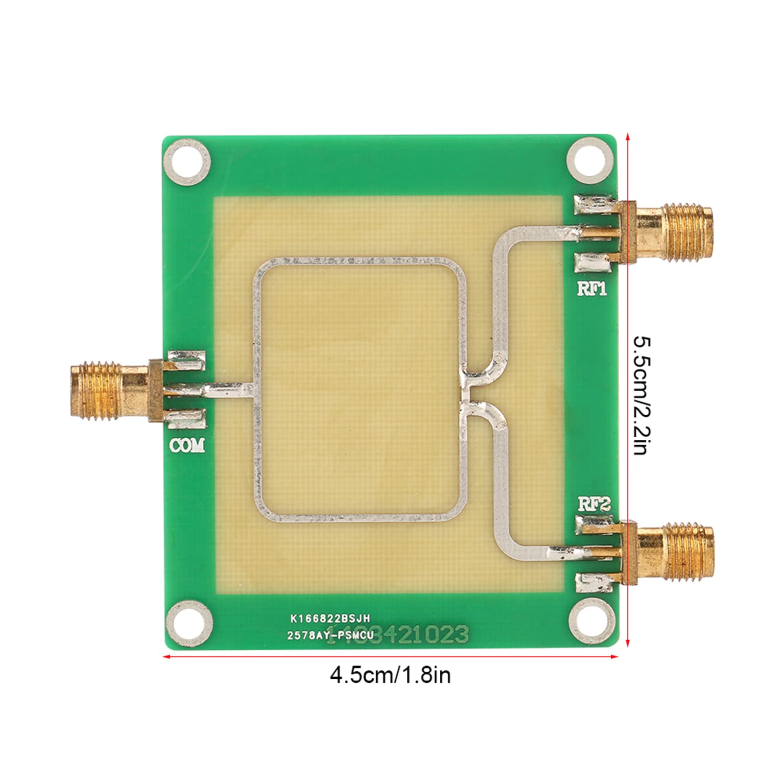 YWBL-WH 2-Way Power Divider 30-1000MHz Frequency RF Power Splitter Divider Combiner for Industrial Equipment Electrical