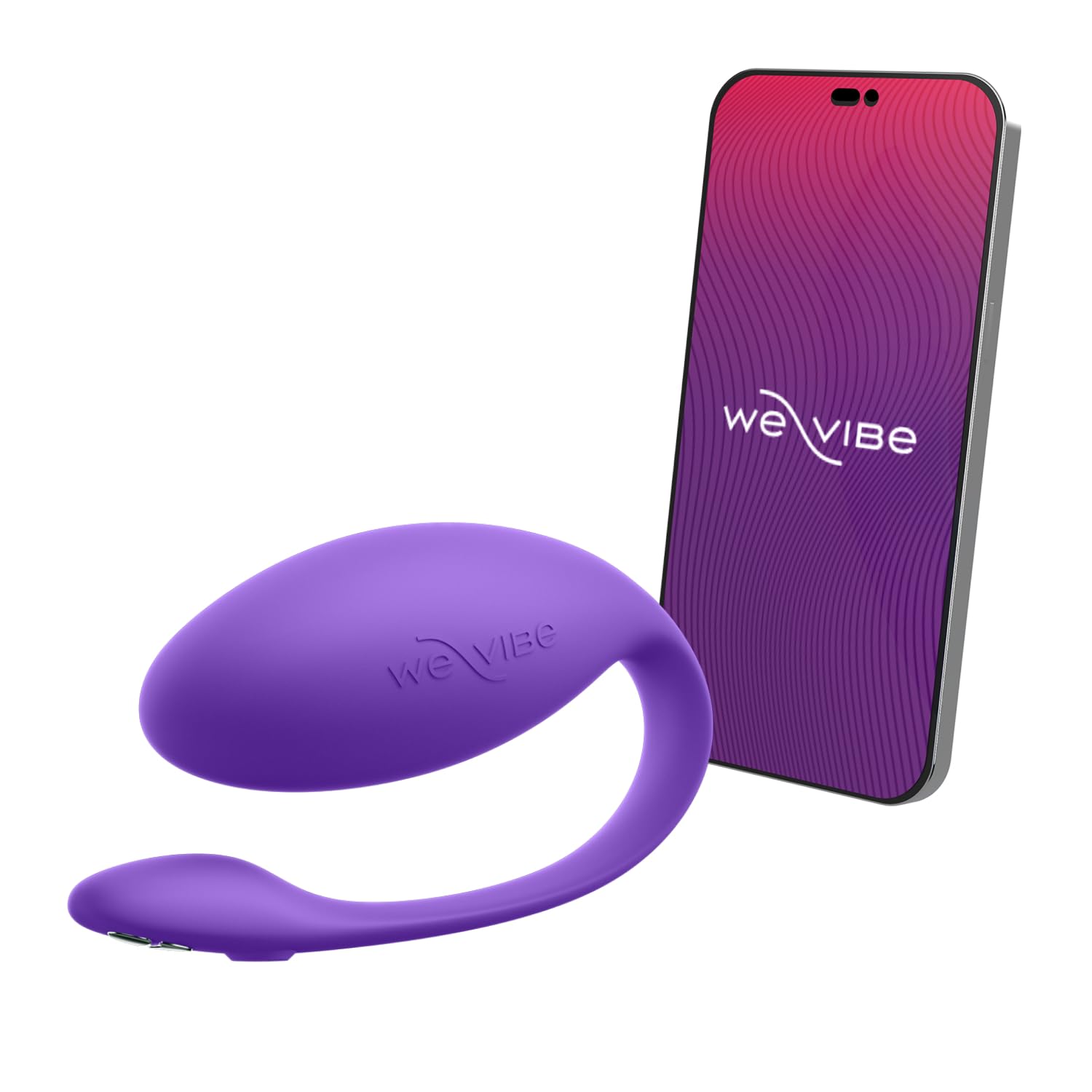 We-Vibe Jive Lite Vibratore per il punto G indossabile - Uovo vibrante - Sex toy vibrante per adulti e coppie - Controllo tramite app - 10 livelli di intensità - Impermeabile - Viola