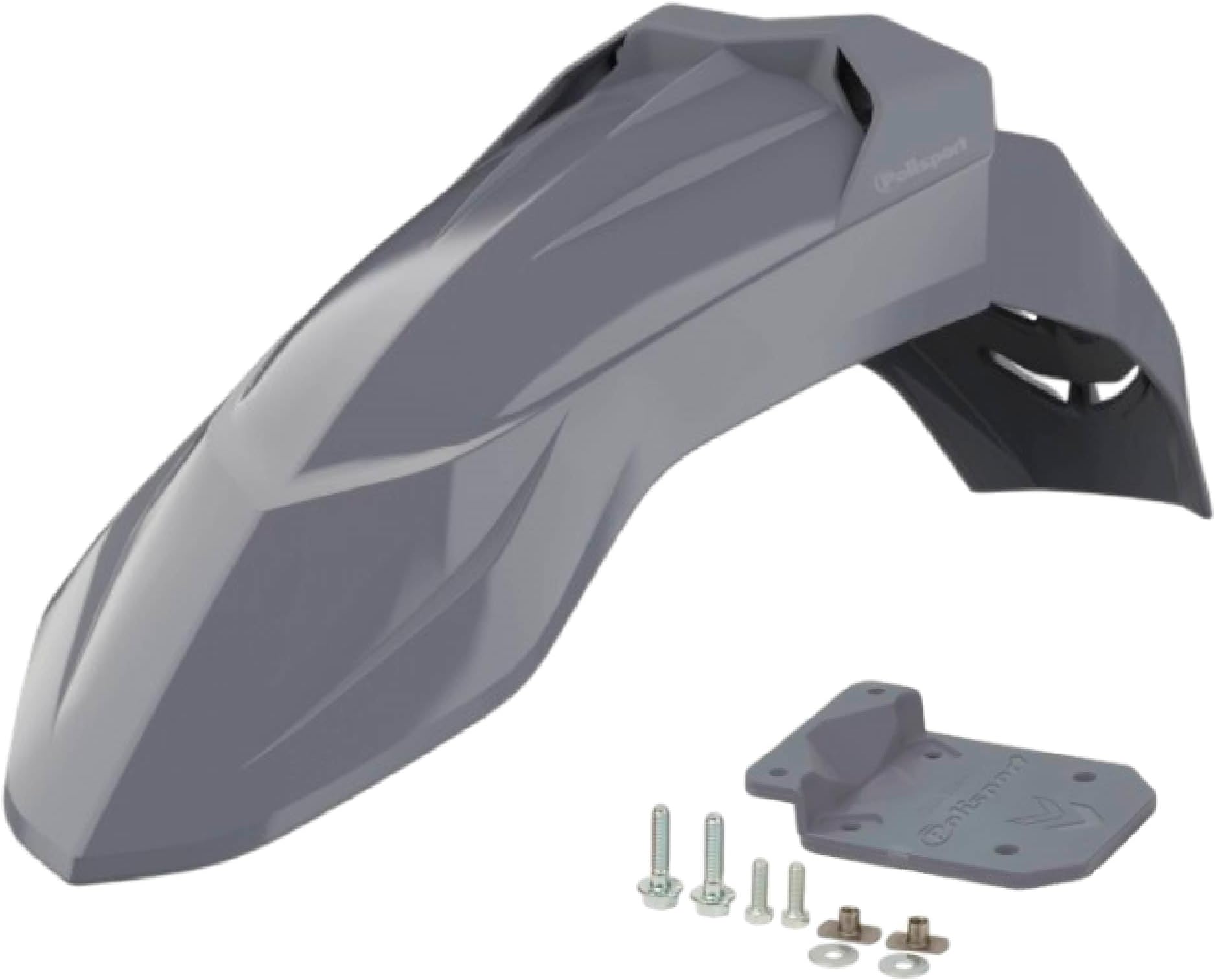 Polisport Supermoto Front Mudguard Grey Size No Size