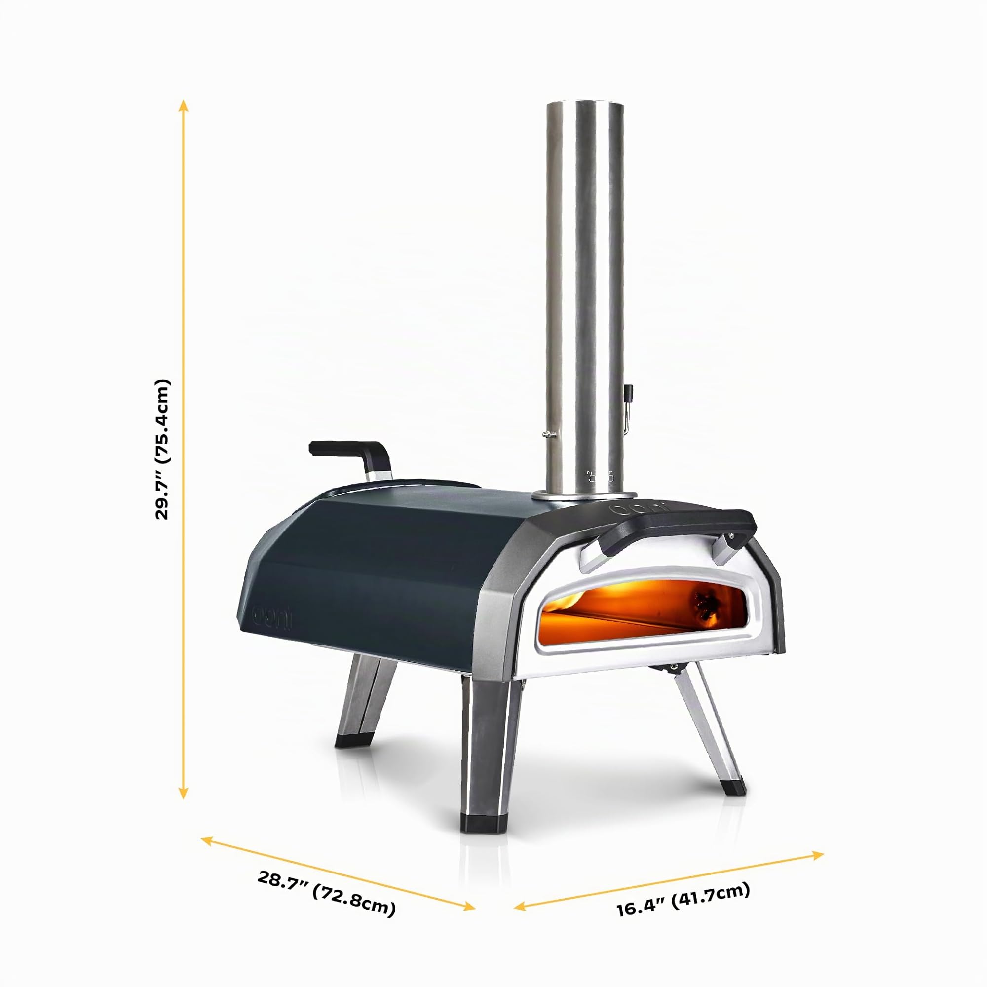 Ooni Karu 2 Forno Pizza Multicombustibile a Legna e Carbone 500°C Termometro Integrato