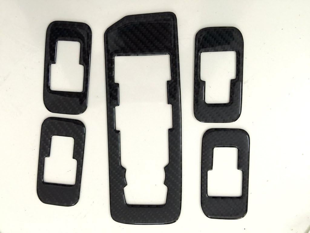 New Carbon Fiber Window Control Sticker For FORD F-150 SVT Raptor 2017 2018