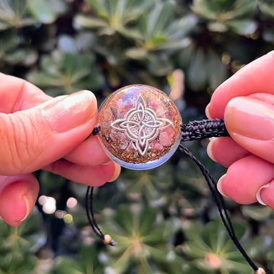 Orgonite Adjustable Bracelets Black Tourmaline 