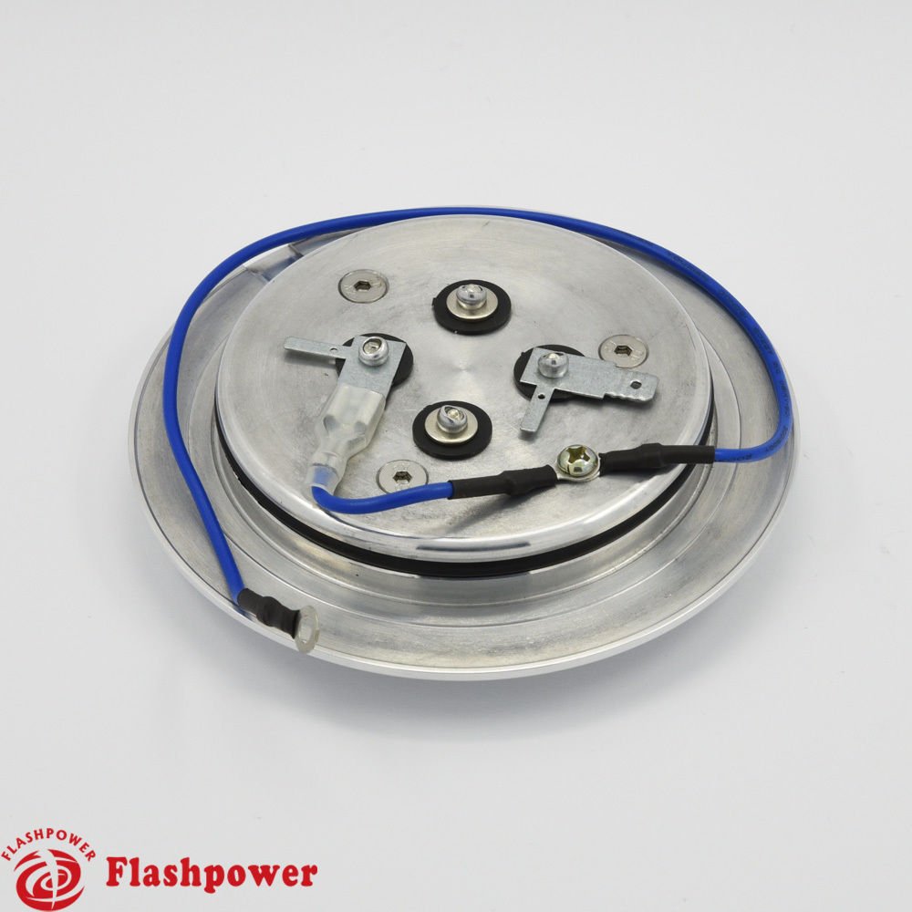 Aluminum Horn Button for 9-bolt Steering Wheels (Big Polished)