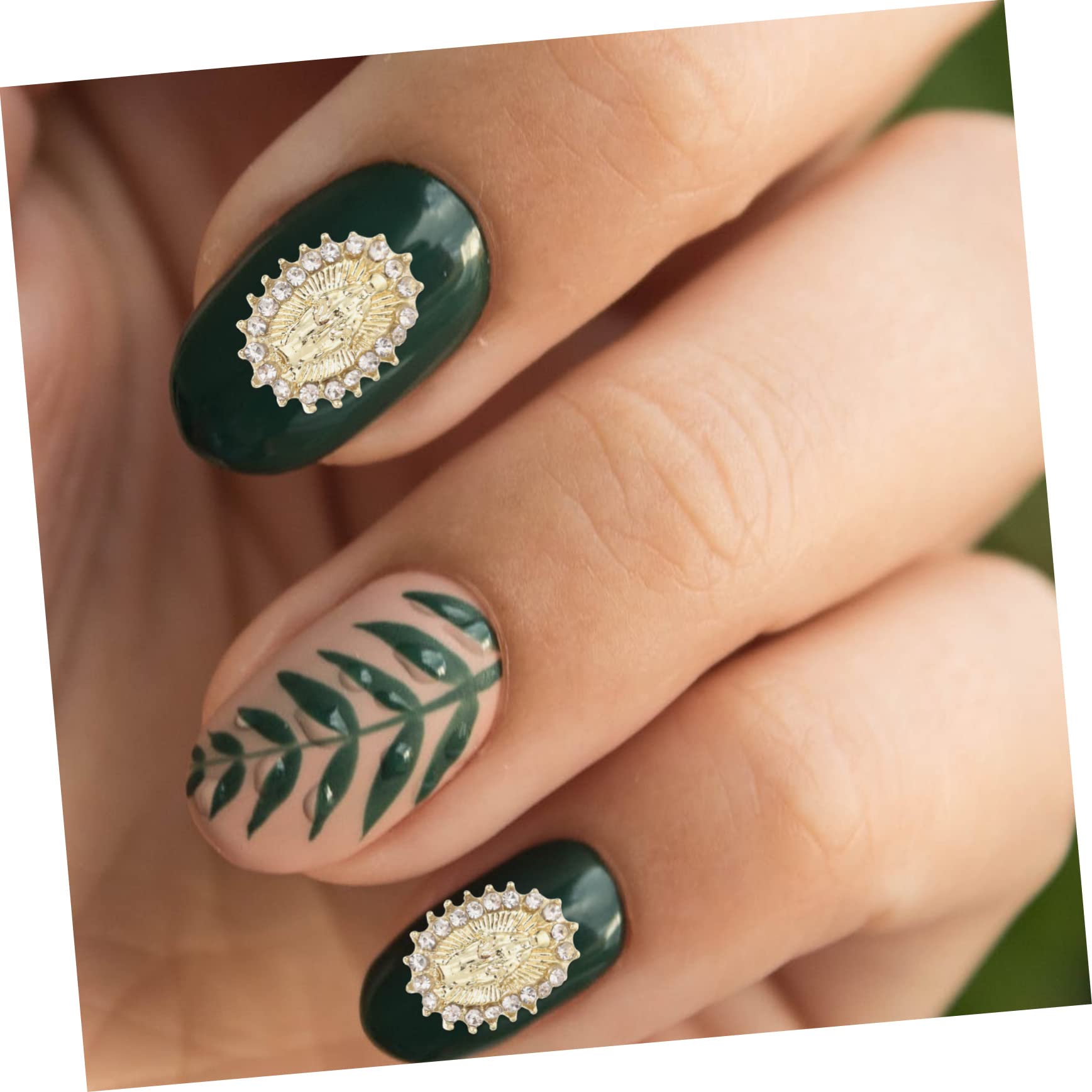 VICASKY 5 set Gioielli Con Diamanti Per Unghie Ciondoli Per Unghie Decorazioni Strass Per Unghie Accessori Nail Art Unghie Carine Punte Per Unghie Accessori Per 20 pezzi * 5