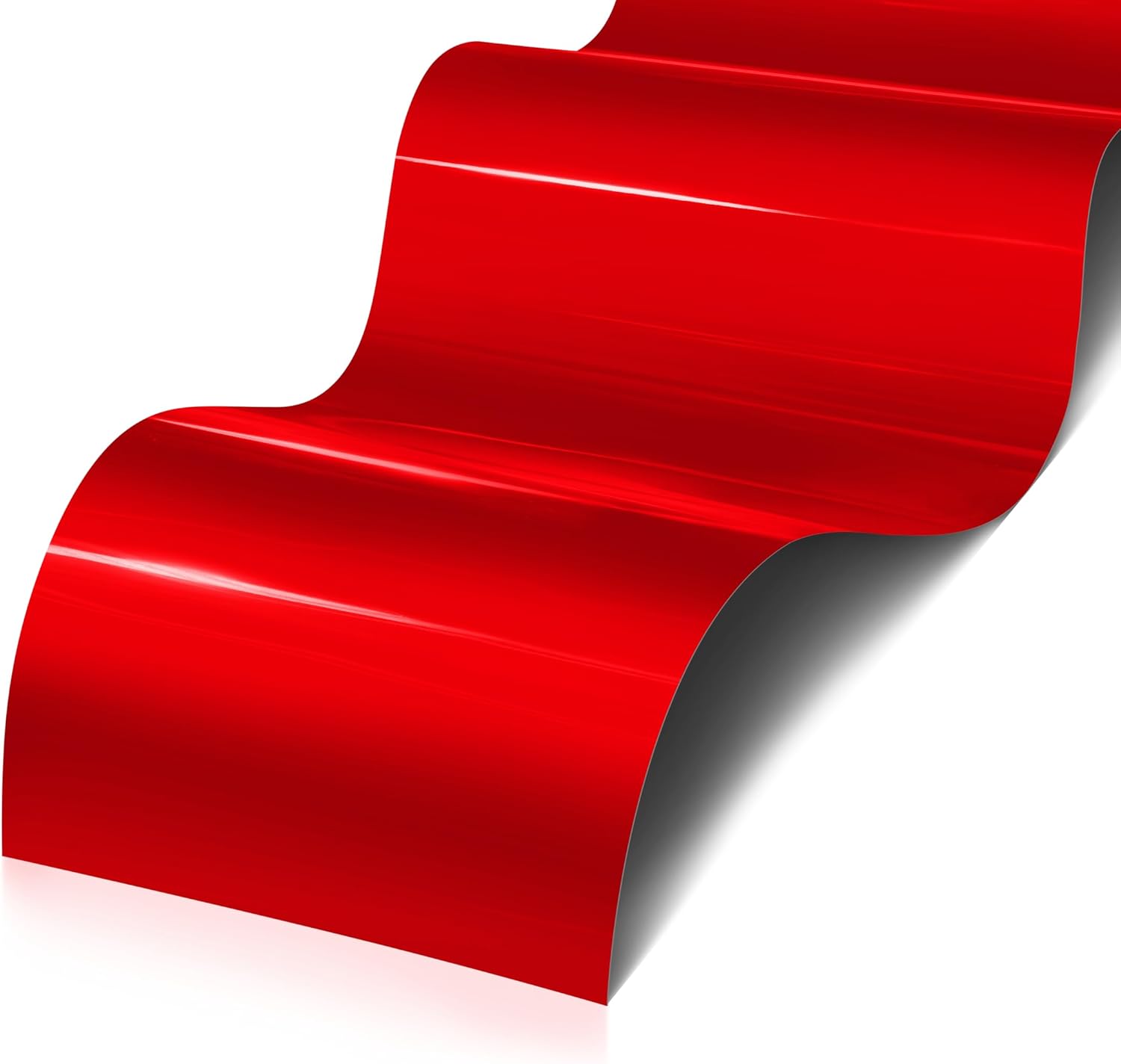 VViViD+ Gloss Liquid Metal Red Vinyl Car Wrap Film (50ft x 5ft)