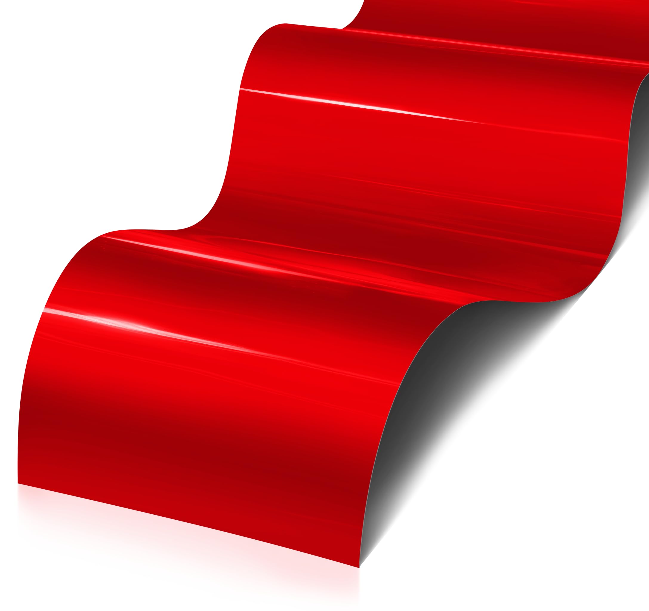 VViViD+ Gloss Liquid Metal Red Vinyl Car Wrap Film (1ft x 5ft)