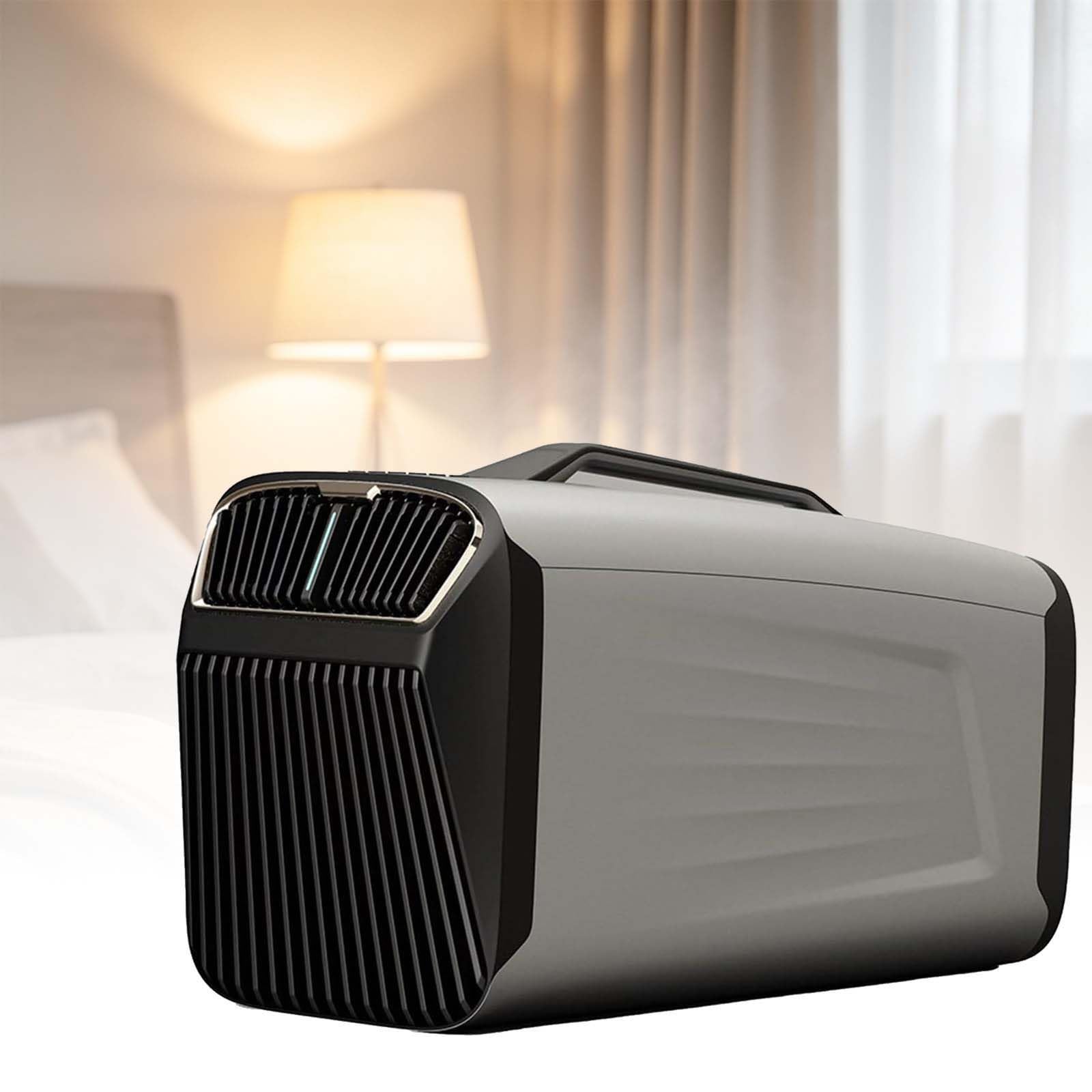 MINHUIJIHUI 5200 Btu Portable Air Conditioner, Cooling, Fan, Dehumidify, and Sleep 4-In-1, 400w Quiet Camping Ac Unit with Compressor, Low Power Consumption, with Remote for Tent, Rv